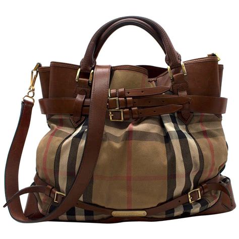 burberry large tote handbag|burberry medium canvas check tote.